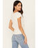 Shyanne Women's Cactus Short Sleeve Graphic Tee, Cream, hi-res