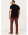 Image #3 - Brothers and Sons Men's Port Wash Stretch Slim Straight Jeans, Wine, hi-res