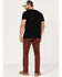 Brothers & Sons Men's Port Wash Stretch Slim Straight Jeans , Wine, hi-res