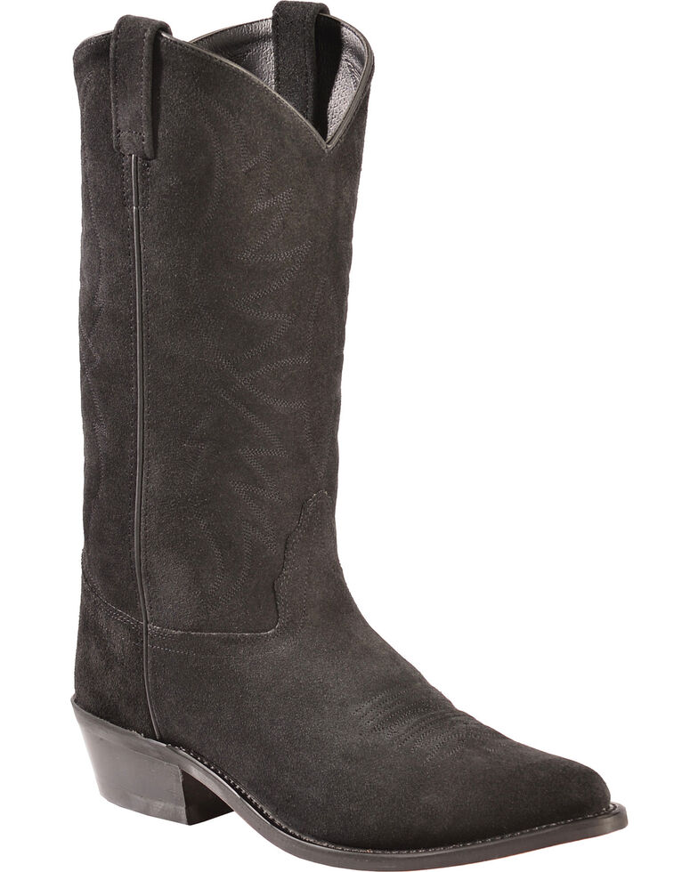pointed toe flat riding boots