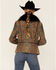 Image #3 - Double D Ranch Women's Top Ridge Weaver Zip-Front Faux Collar Leather Jacket , Multi, hi-res