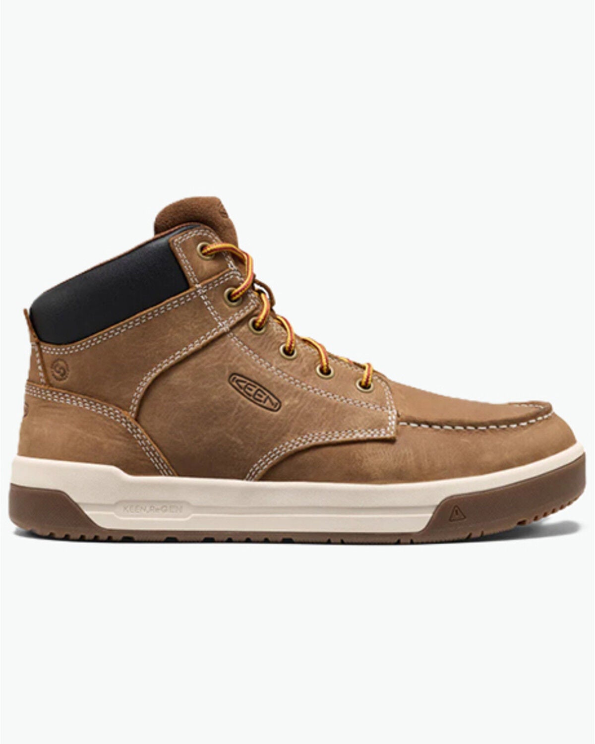 Keen Men's Gibson Moc Work Boots - Soft Toe, Brown, hi-res