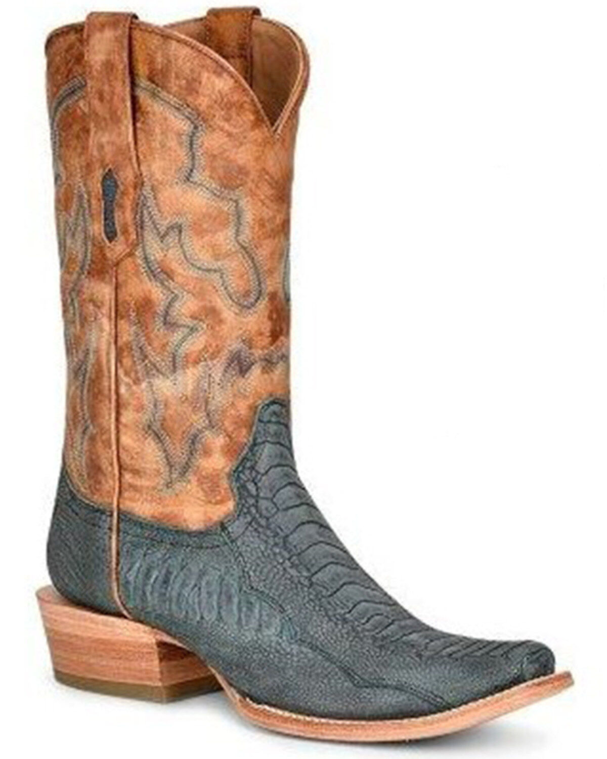 CORRAL Men's Chocolate Eagle Square Toe Cowboy Boots A3071 