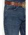 Image #2 - Wrangler Men's 20X Dark Wash Relaxed Fit Straight Stretch Denim Jeans, Dark Wash, hi-res