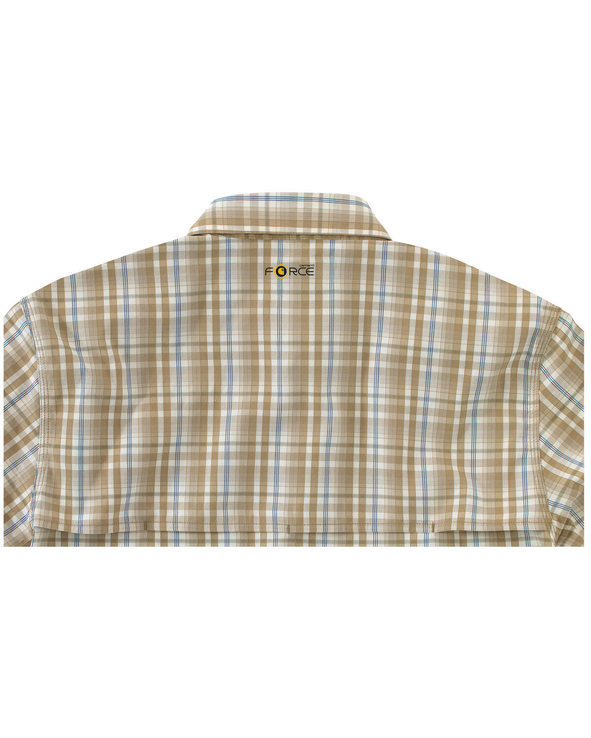 Image #3 - Carhartt Men's Force Plaid Short Sleeve Shirt, , hi-res
