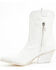 Image #3 - Golo Women's Jesse Cactus Western Booties - Pointed Toe, White, hi-res