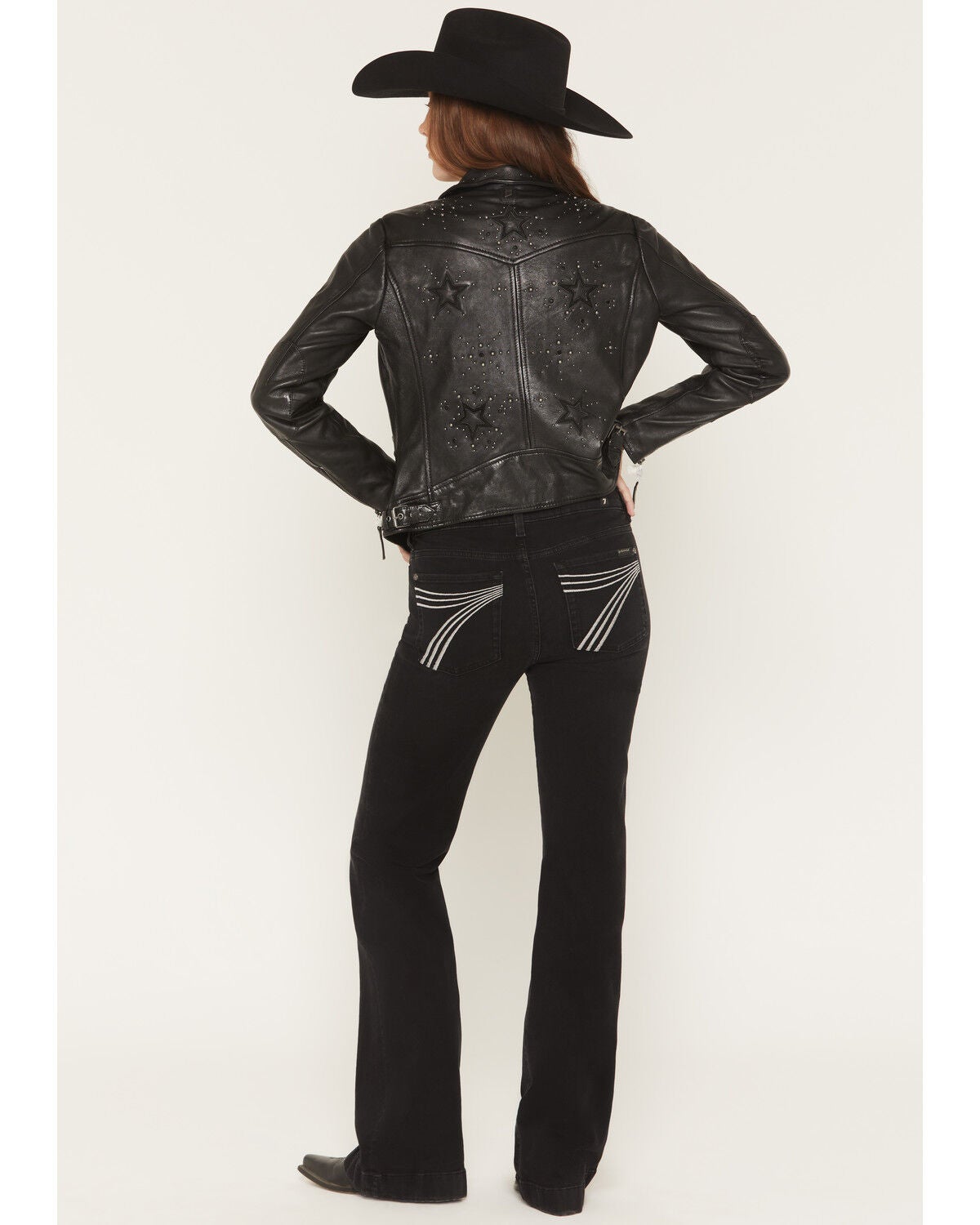 7 For All Mankind Women's Salem High Rise Bootcut Stretch Denim Jeans, Black, hi-res