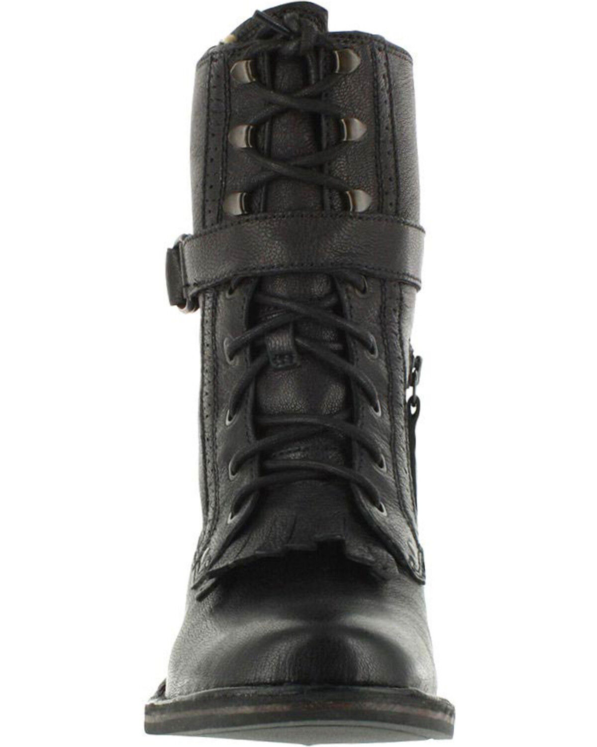 Image #4 - UGG Women's Jenna Military Boots - Round Toe, Black, hi-res