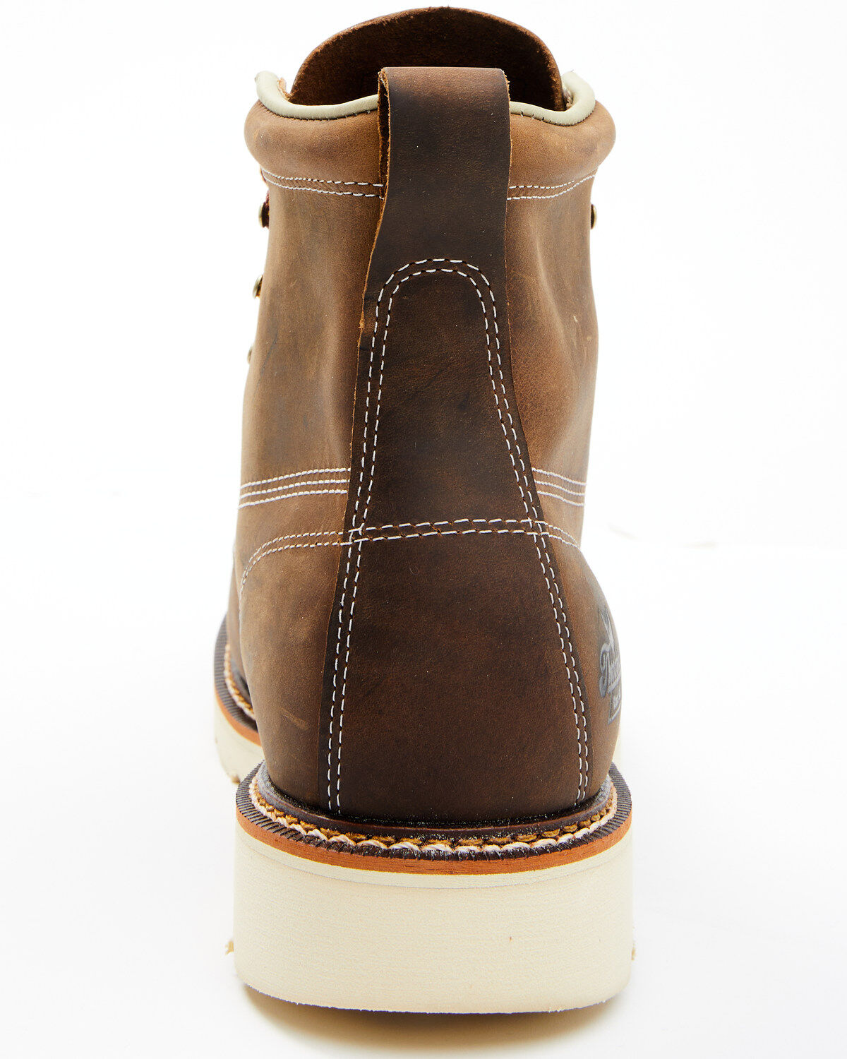 Image #5 - Thorogood Men's American Heritage Classics 6" USA Work Boots - Steel Toe, Brown, hi-res