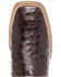 Image #6 - Ariat Men's Brown Platinum Full Quill Ostrich Boots - Square Toe, , hi-res
