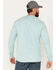 Image #4 - Cody James Men's FR Logo Long Sleeve Stretch Work T-Shirt, Aqua, hi-res
