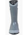 Image #3 - Bogs Girls' Solid Rain Boots - Round Toe, Grey, hi-res
