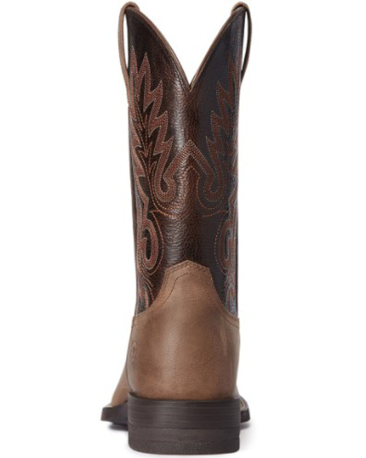 Image #3 - Ariat Men's Authentic Layton Western Boot - Broad Square Toe, Brown, hi-res