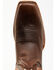 Image #6 - Justin Men's Brindle Western Boots - Square Toe , Brown, hi-res