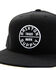 Image #2 - Brixton Men's Oath Circle Logo Ball Cap, Black, hi-res