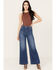 Image #1 - Rolla's Women's High Rise Stretch Sailor Jeans, Dark Blue, hi-res