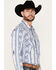 Image #3 - Rock & Roll Denim Men's Southwestern Print Striped Stretch Long Sleeve Snap Western Shirt, , hi-res