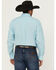 Image #4 - Wrangler Men's Geo Print Long Sleeve Button-Down Stretch Western Shirt, Aqua, hi-res