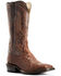 Image #1 - Ariat Men's Showman Full Quill Ostrich Western Boots - Wide Square Toe, , hi-res