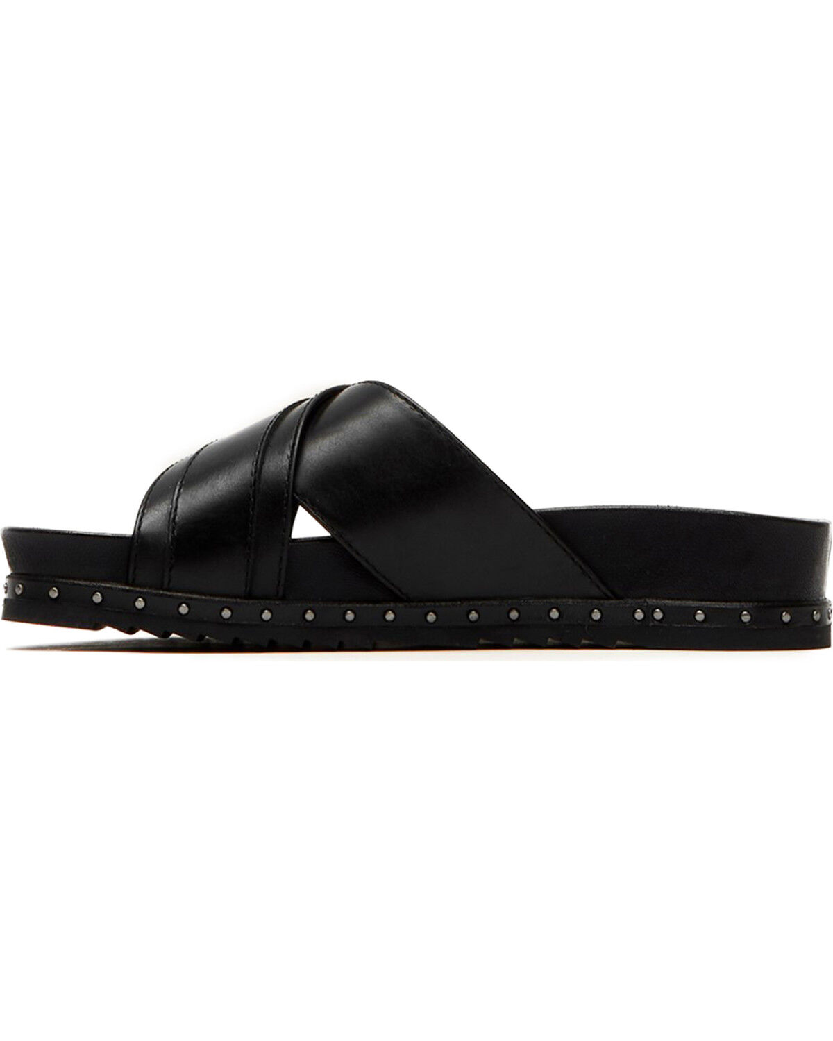 Cross sandals black