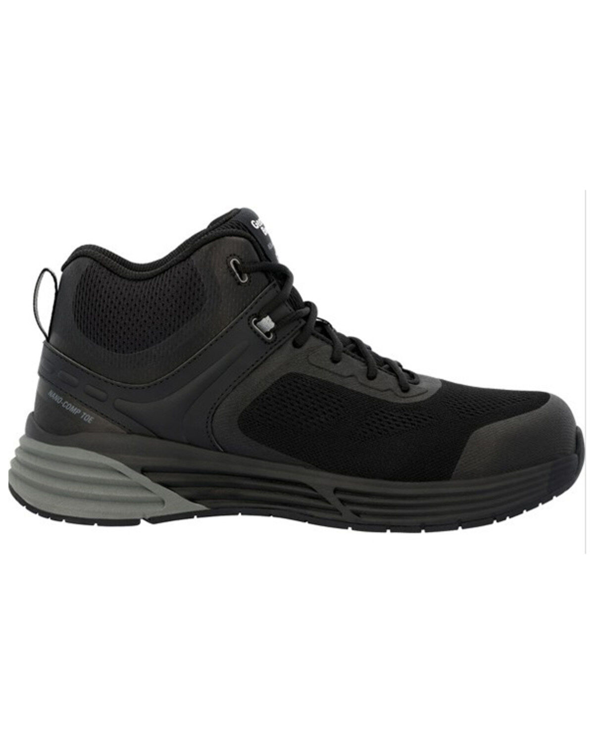 Image #2 - Georgia Boot Men's Durablend Sport Electrical Hazard Athletic Hi-Top Work Shoes - Composite Toe, Black, hi-res