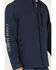 Image #3 - Cody James Core Men's Steamboat Logo Zip-Front Softshell Jacket, Navy, hi-res