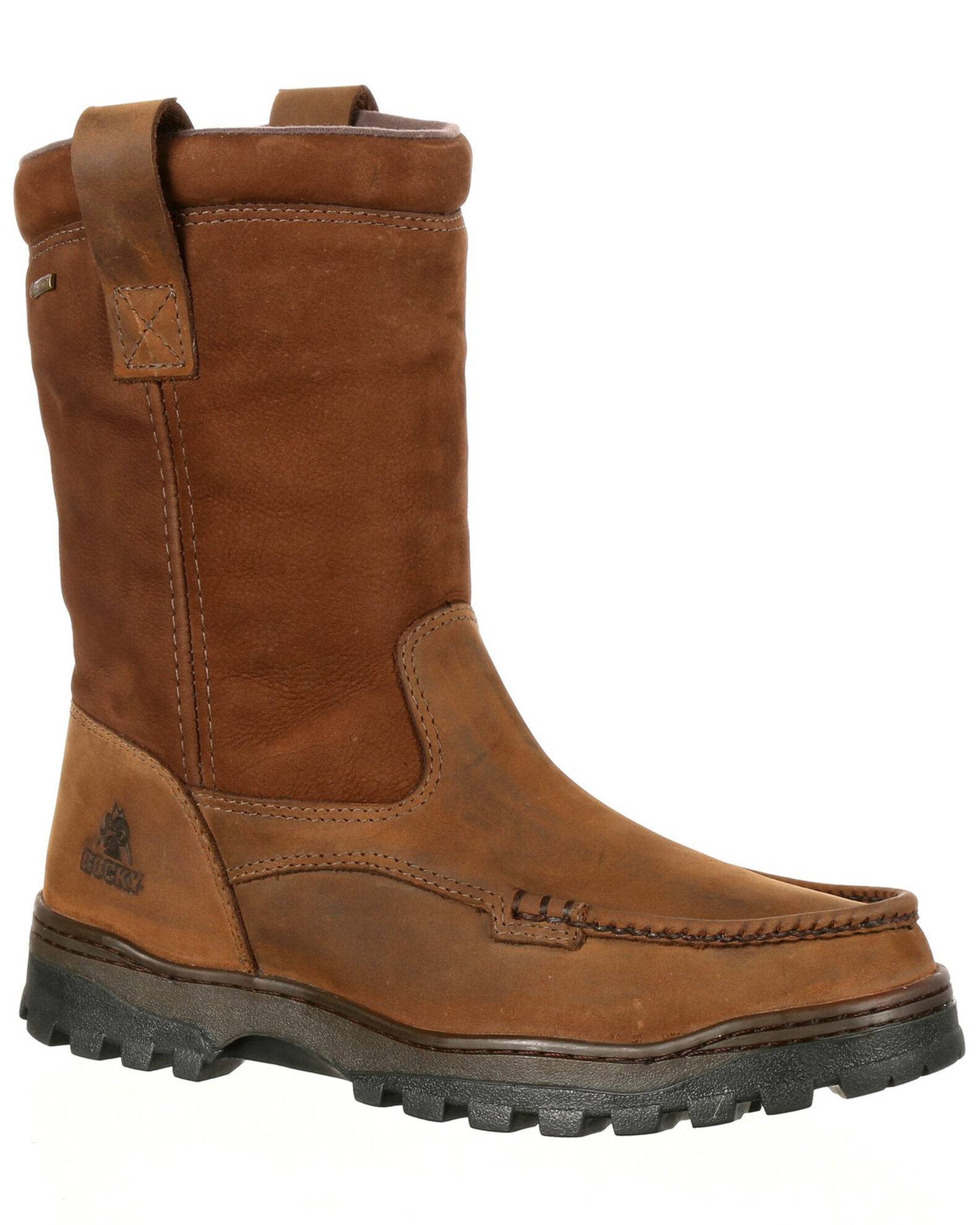 Rocky Men s Outback Waterproof Work Boots Moc Toe Boot Barn