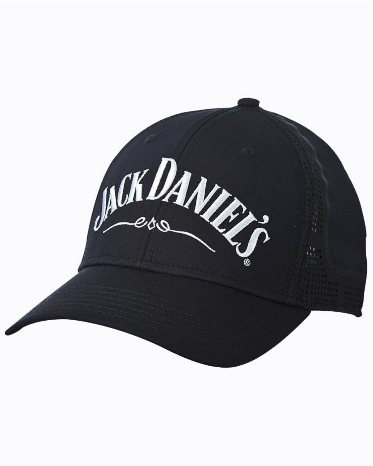 Image #1 - Jack Daniels Men's Performance Mesh Ball Cap, Black, hi-res