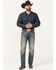Image #1 - Wrangler Retro Men's Slim Straight Jeans, Dark Rinse, hi-res