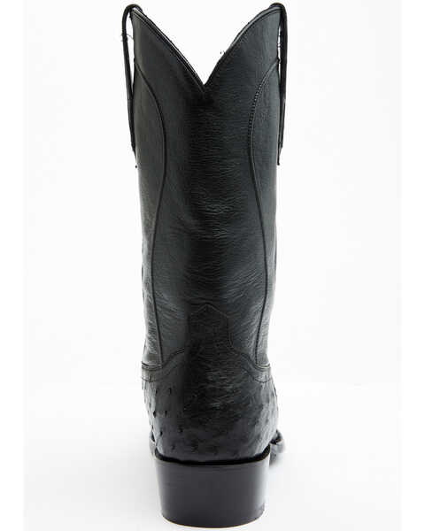 Image #5 - Cody James Black 1978® Men's Chapman Exotic Full-Quill Ostrich Western Boots - Medium Toe , Black, hi-res