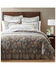HiEnd Accents Gray Abbie Western Paisley Reversible 2-Piece King Quilt Set, Grey, hi-res