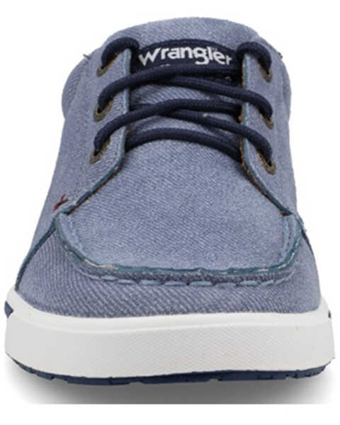 Image #4 - Twisted X Wrangler Women's Kicks Casual Shoes - Moc Toe , Blue, hi-res