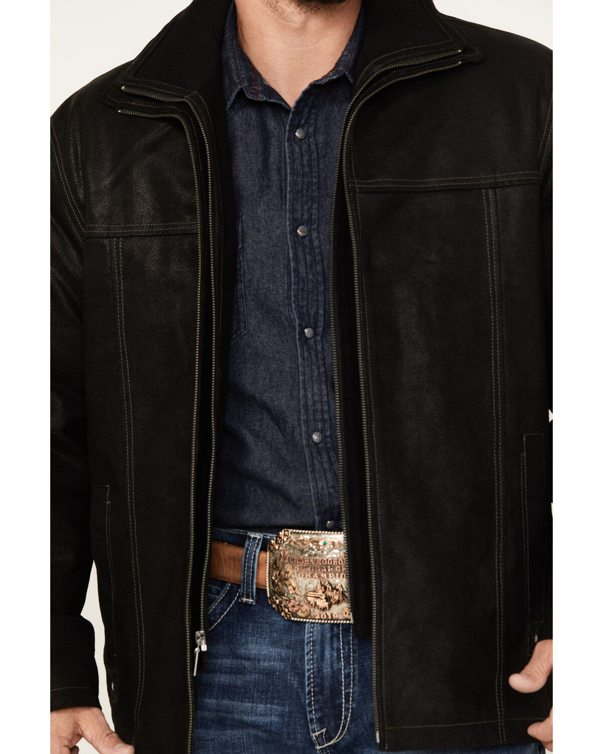 Men's Scully Fringe Jacket, Bourbon - 594522, Uninsulated Jackets