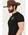 Image #4 - Cowboy Hardware Men's Get A Grip Short Sleeve Graphic T-Shirt, Black, hi-res