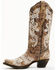 Image #4 - Corral Women's Blacklight Embroidered Western Boots - Snip Toe, Brown, hi-res