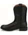 Image #3 - Justin Men's Kiligore Roper Boots - Round Toe, Black, hi-res