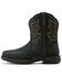 Image #2 - Ariat Women's Anthem Shortie II Waterproof Performance Western Boots - Broad Square Toe, Black, hi-res