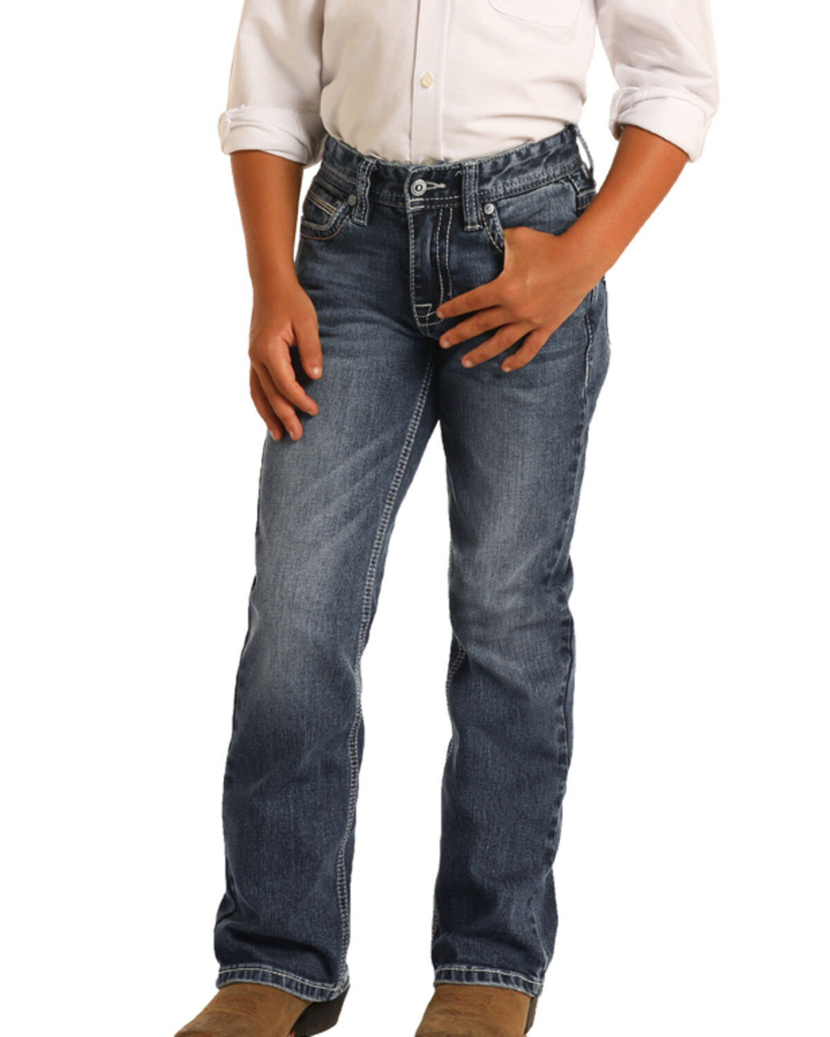 boys western jeans
