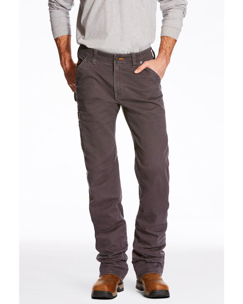 Ariat Men's Rebar M4 Washed Twill Dungaree Work Pants | Boot Barn