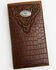Image #1 - Cody James Men's Croc Embossed Leather Rodeo Wallet, Brown, hi-res