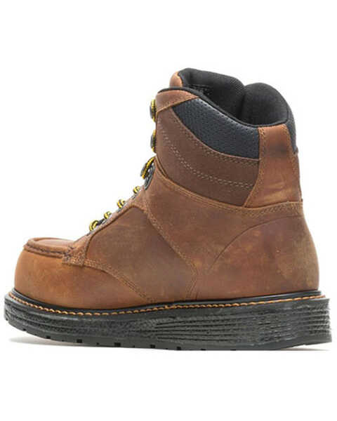 Image #3 - Wolverine Men's Brown Hellcat Lace-Up Work Boots - Composite Toe, Brown, hi-res
