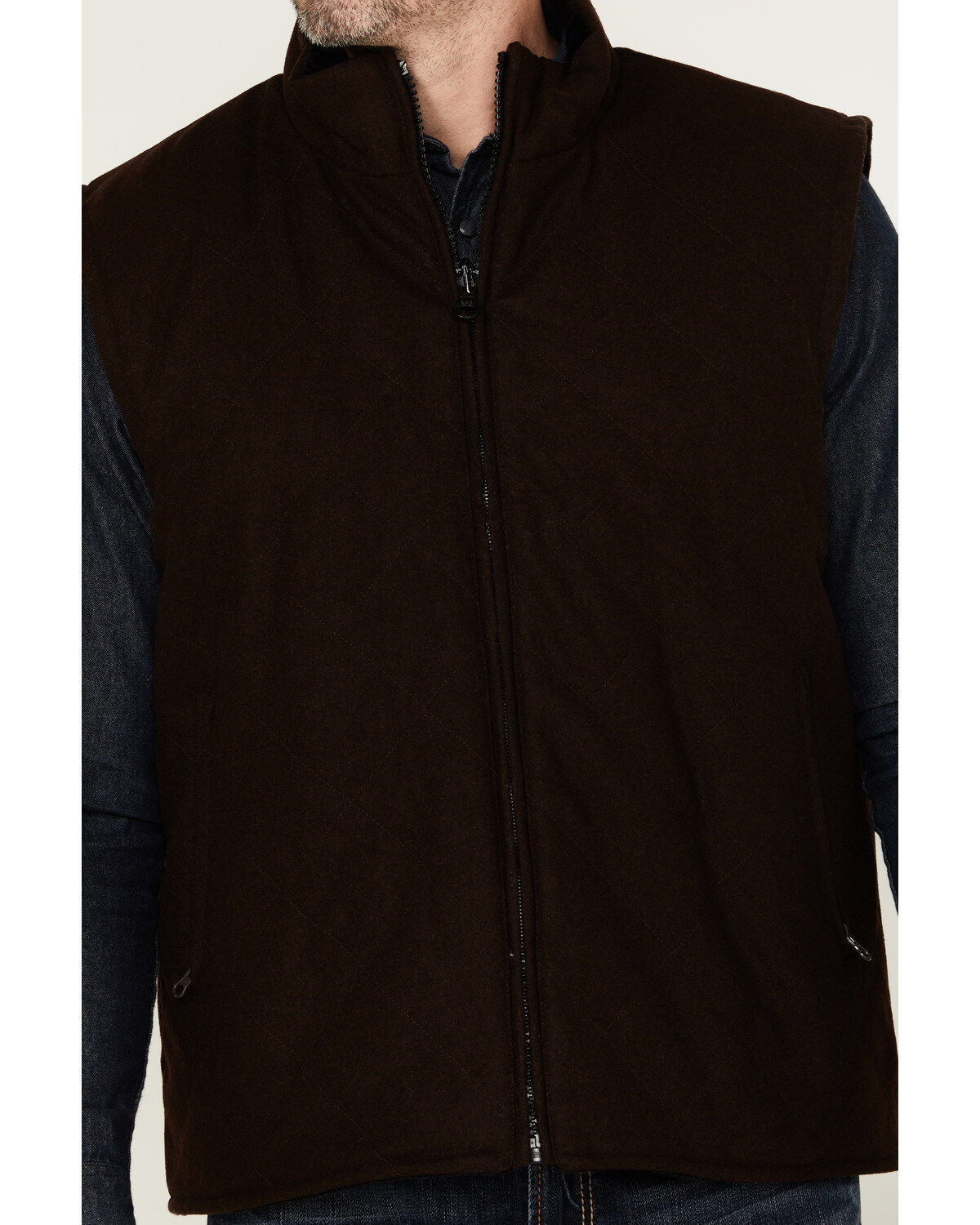 Image #3 - Resistol Men's Matthew Reversible Vest, Black, hi-res