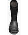 Bogs Boys' York Rain Boots - Round Toe, Black, hi-res