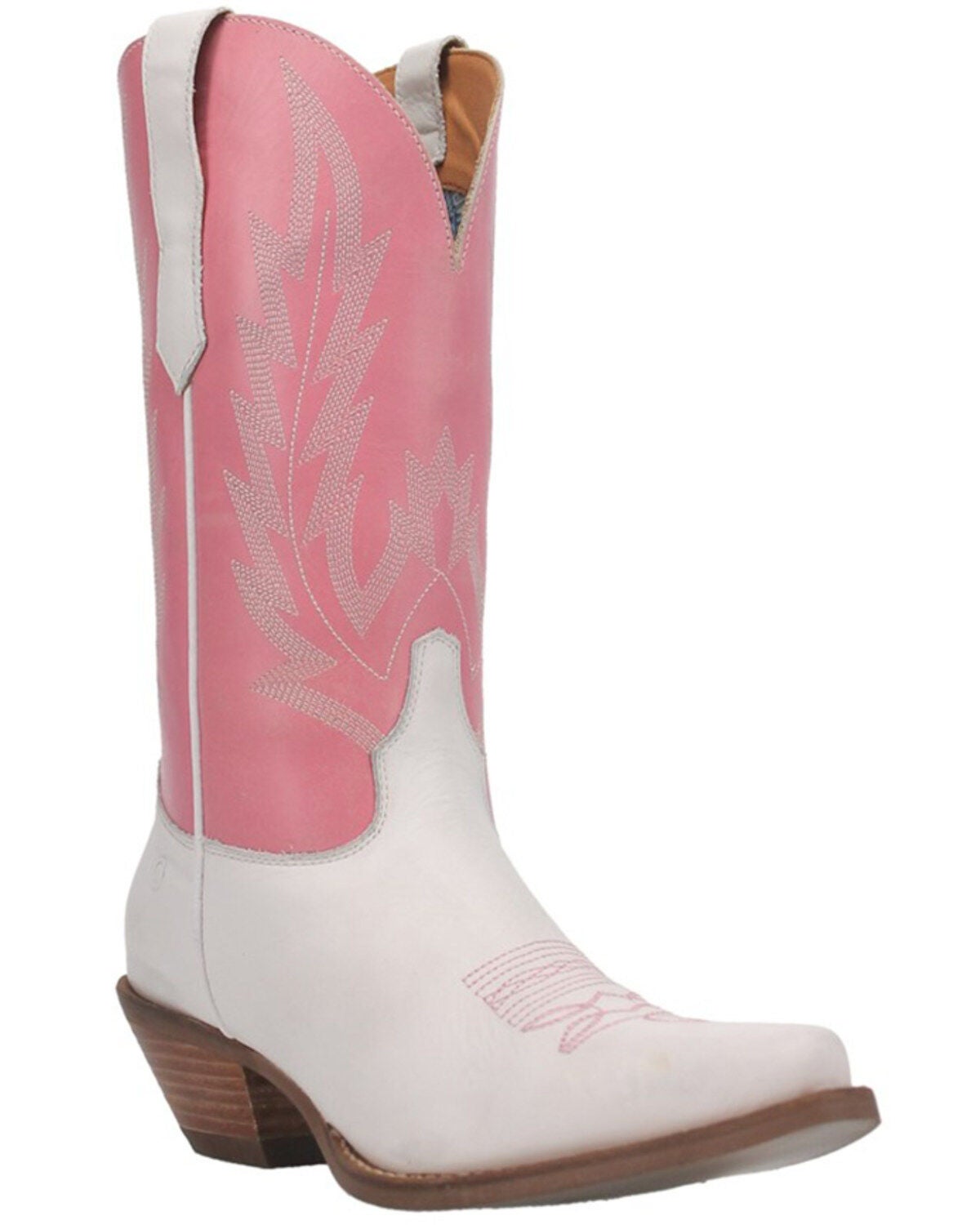Dingo Women's Hold Yer Horses Vintage Western Boots - Snip Toe, Pink, hi-res