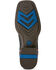 Image #5 - Ariat Girls' Outrider Floral Embossed Western Boots - Broad Square Toe, Black, hi-res