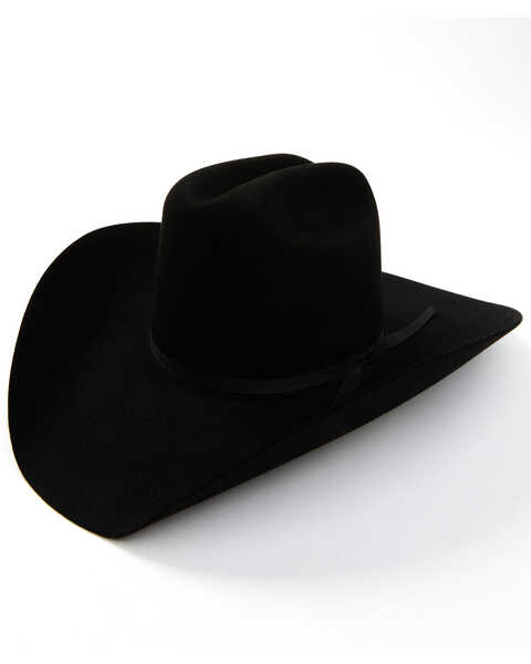 Serratelli 5X Felt Cowboy Hat , Black, hi-res