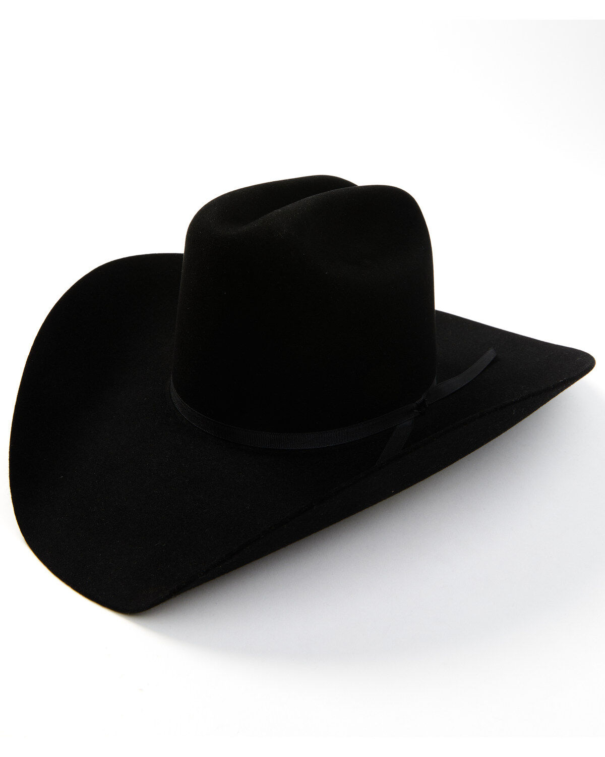 Image #1 - Serratelli 5X Felt Cowboy Hat, Black, hi-res