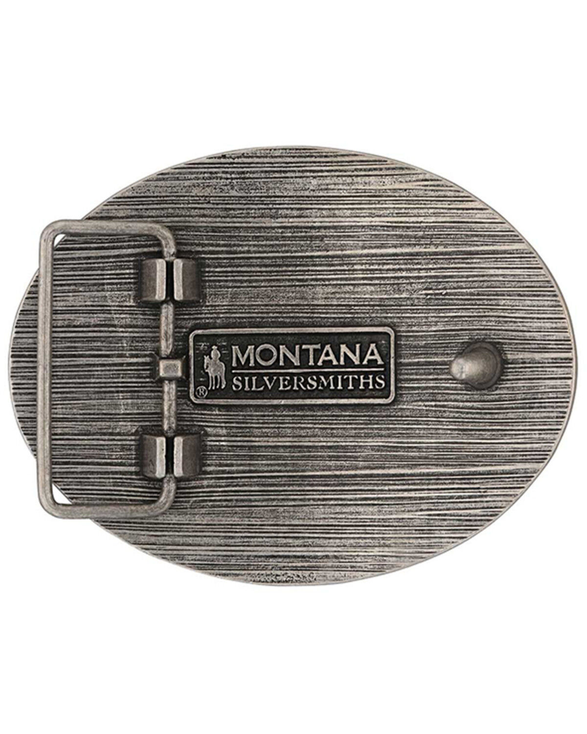 Image #2 - Montana Silversmiths Mountain Majesty Attitude Buckle, Silver, hi-res