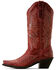 Image #2 - Ariat Women's Round Up Collins Western Boots - Snip Toe, Red, hi-res