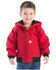 Image #3 - Carhartt Infant Boys' Insulated Hooded Canvas Jacket, Red, hi-res